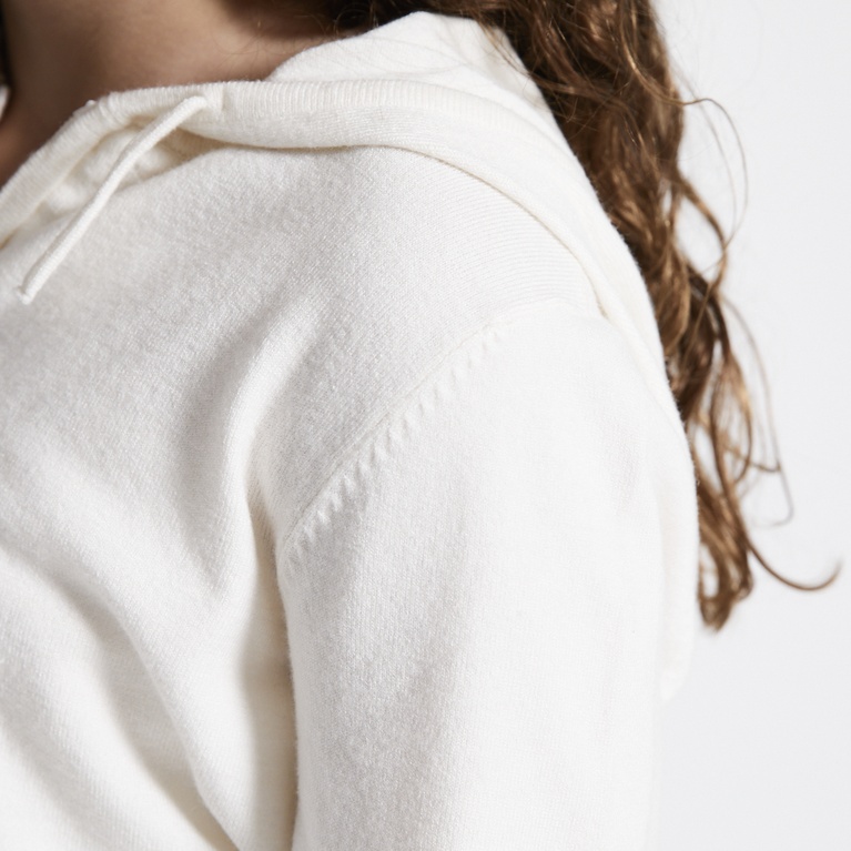 Knitted zip hoodie "Jennifer star"